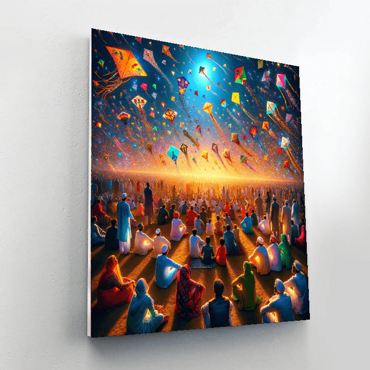 International Kite Festival - India Paint By Color