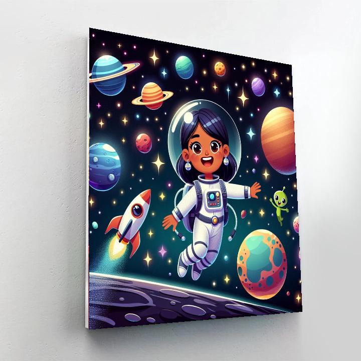 Space Voyager Adventure Painting Number Kit
