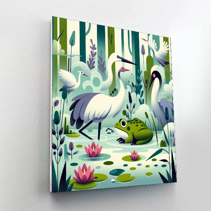 Mystery Of The Marshlands Numbered Painting Kits