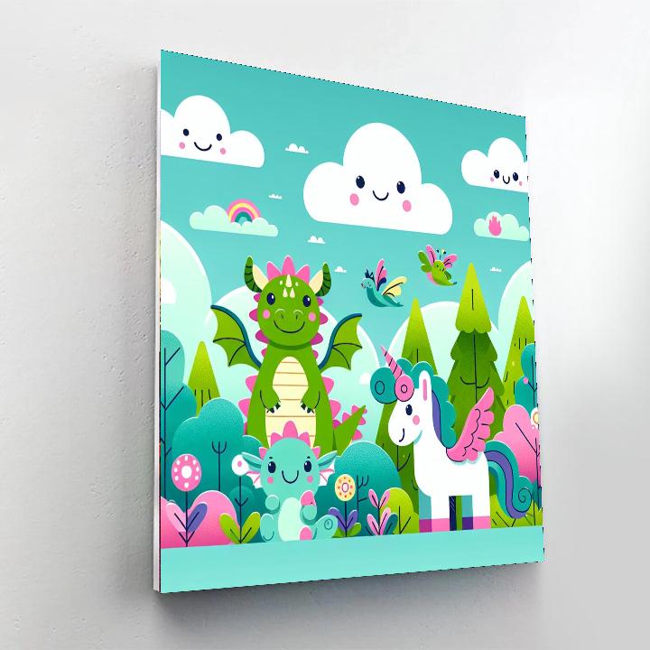 Mystic Creatures Numbered Painting Kits