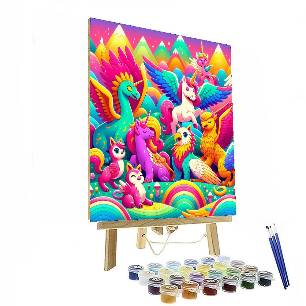 The Magical Creature Expedition DIY Paint By Numbers