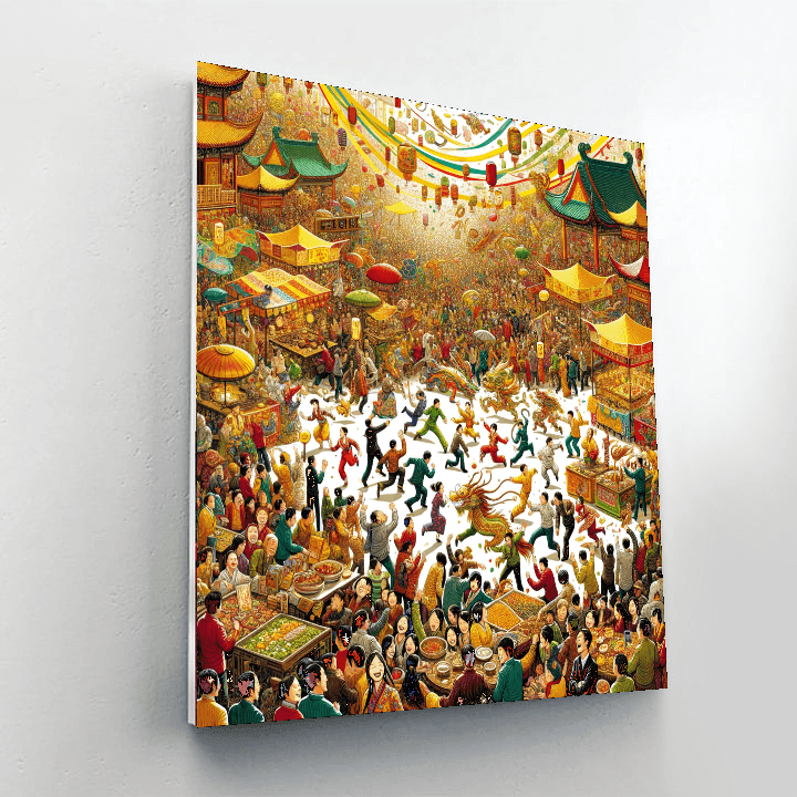 Joyful Spring Festival Painting By Numbers Kit