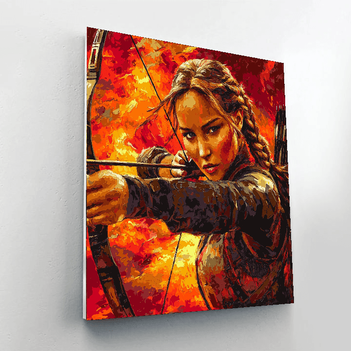 Jennifer Lawrence: Mystique Of The Silver Screen Paint By Number