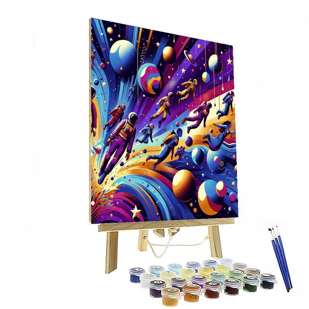 Adventures In Space Travel DIY Paint By Numbers