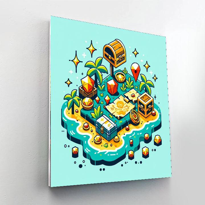Treasure Island Exploration DIY Paint By Numbers
