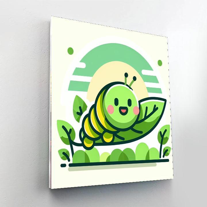 Caring Caterpillar Journey Paint By Number