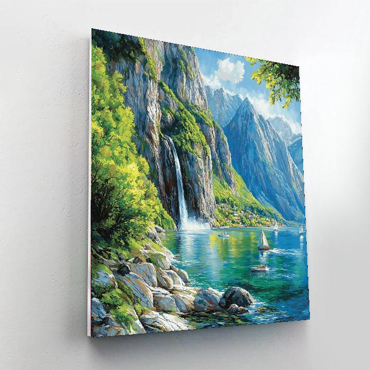 Fjords Of Norway - Norway Paint By Number