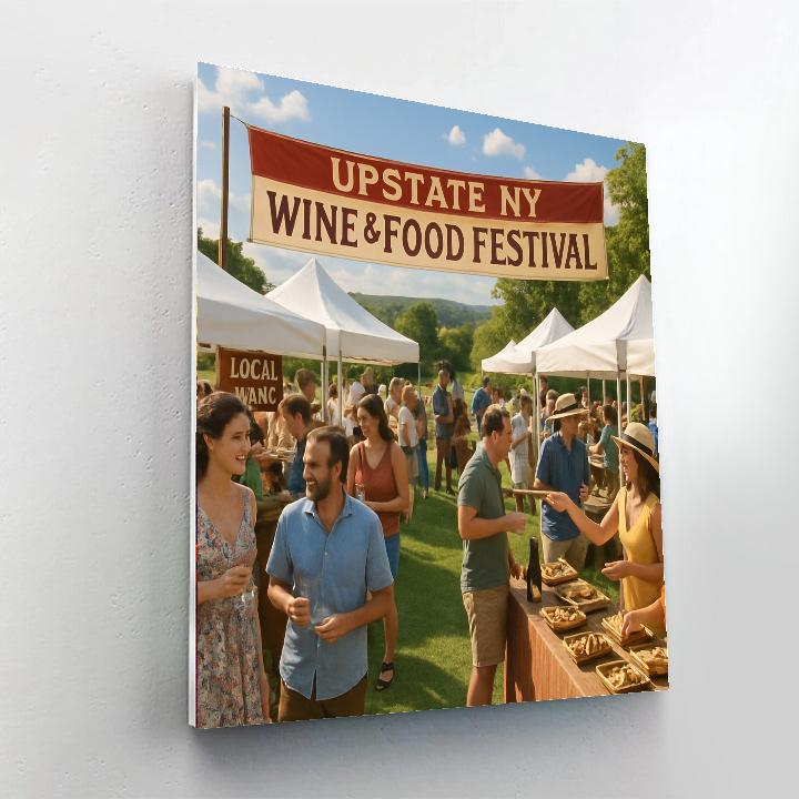 Upstate Ny Wine And Food Festival Numbered Painting Kits
