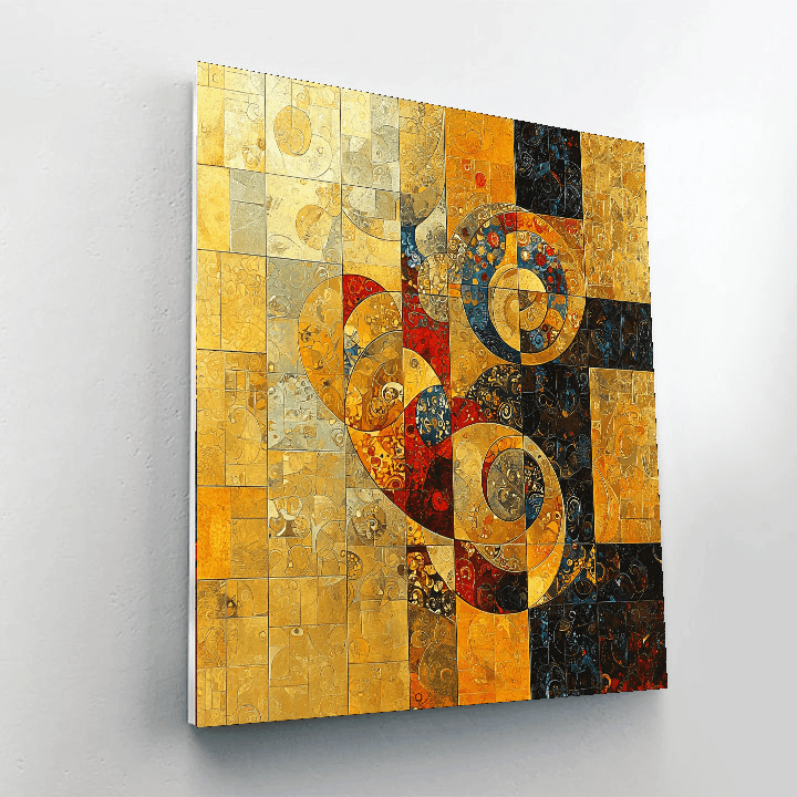 Gustav Klimt Inspired Exquisite Mosaic Patterns  Paint By Numbers Kits