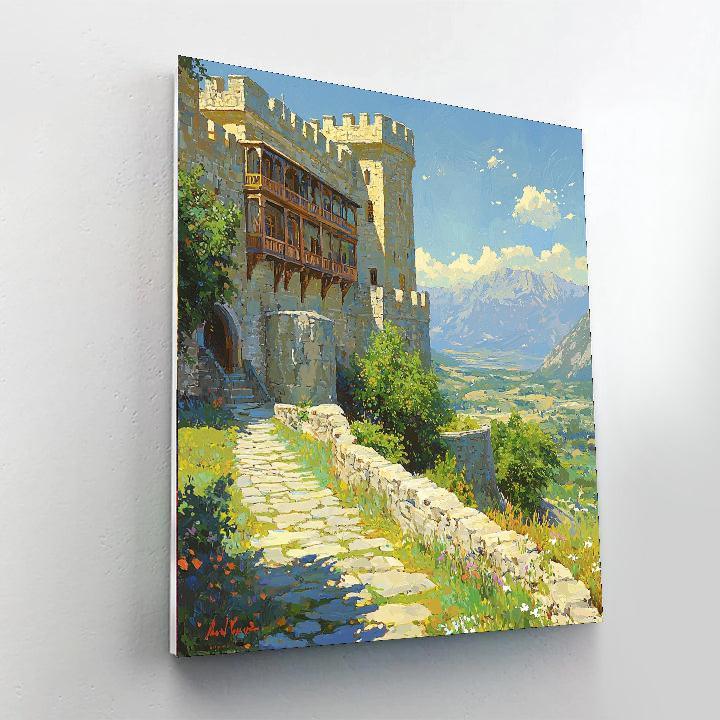 Gjirokaster Castle Painting Number Kit