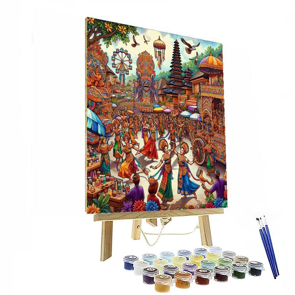 Bali Arts Festival - Denpasar Numbered Painting Kits