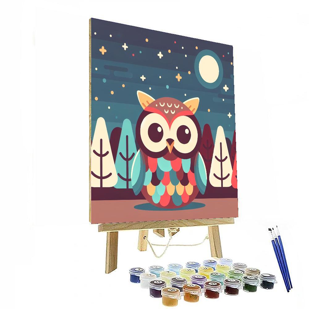 Mighty Owl Numbered Painting Kits