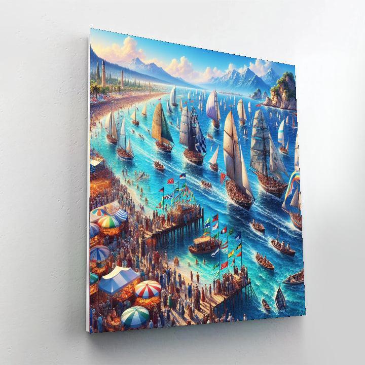 Festival Of Sails - Geelong Paint By Numbers Art