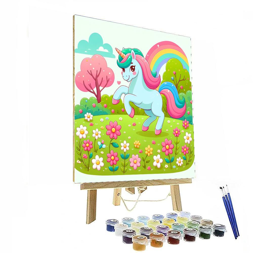 Fantasy Unicorn World Paint By Numbers Art