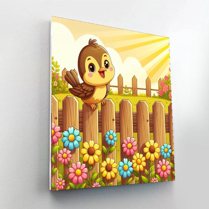 Spunky Sparrow Numbered Painting Kits