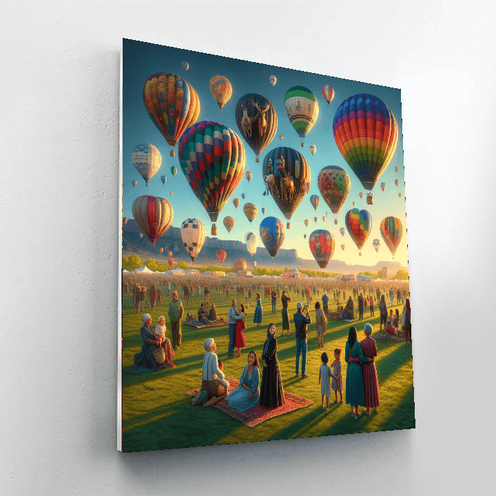 Albuquerque International Balloon Fiesta - New Mexico Paint By Numbers Kits