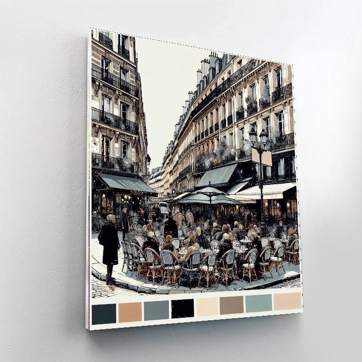 Café Parisienne Ambiance Paint By Color