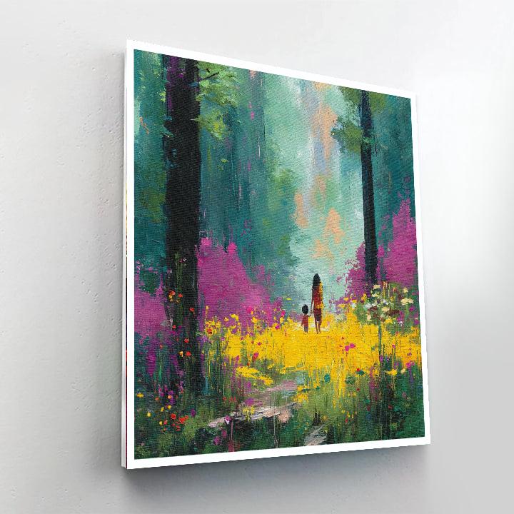 The Gift Of Nature With Mom Painting Number Kit