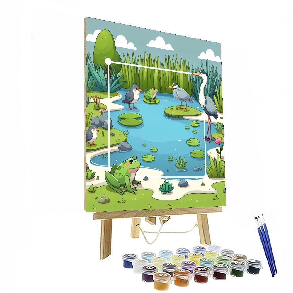 Mysterious Marshland Number Painting