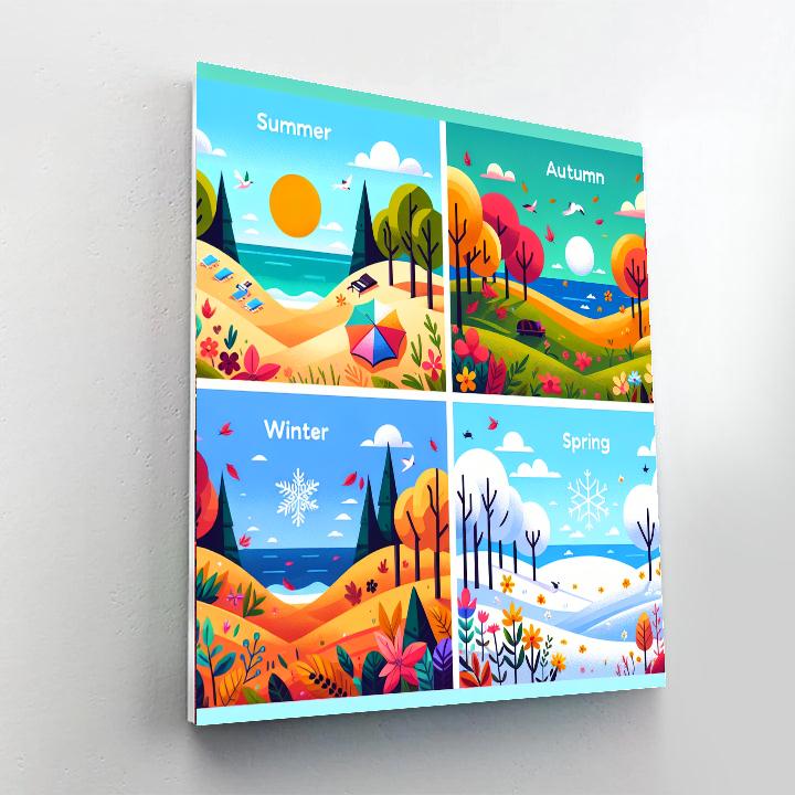 Seasonal Celebrations DIY Paint By Numbers