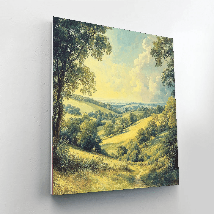 John Constable Inspired Pastoral Countryside Bliss  Numbered Painting Kits