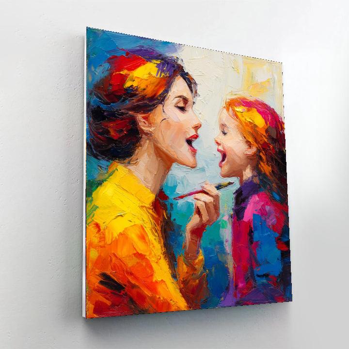 An Artistic Heart Numbered Painting Kits