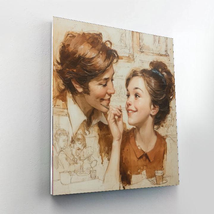 Together Through Time Painting Number Kit