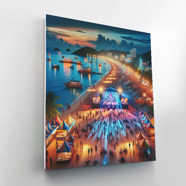 Pattaya International Music Festival - Pattaya Numbered Painting Kits