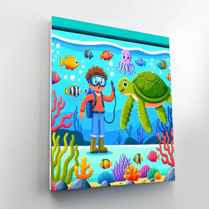 Undersea Explorer Adventure Paint By Number