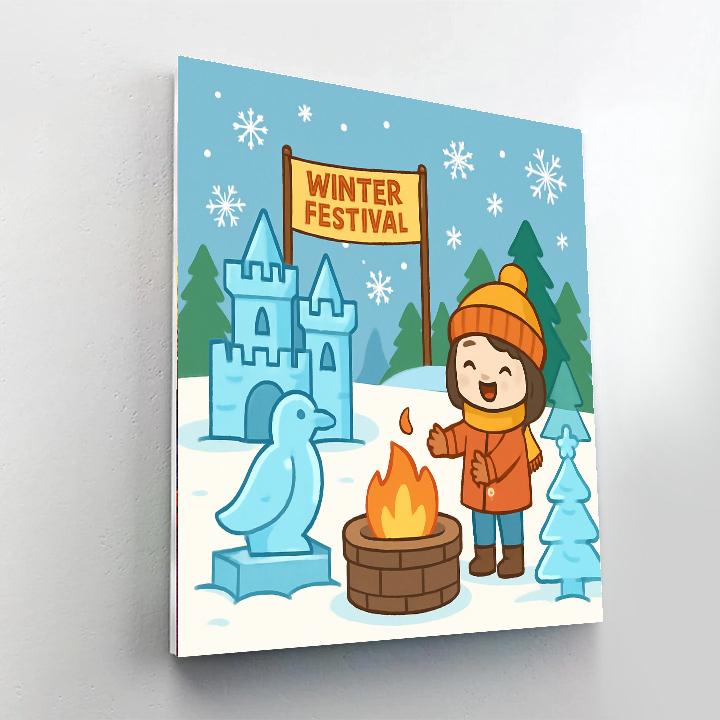 Winter Festival Magic Numbered Painting Kits