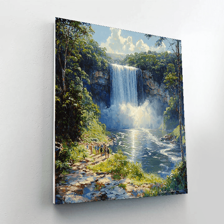 Angel Falls DIY Paint By Numbers