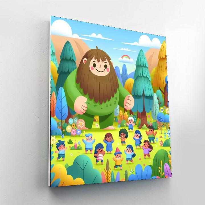 Adventure With Friendly Giants Paint By Numbers Art