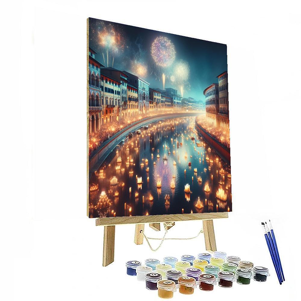 The Luminara Festival Number Painting