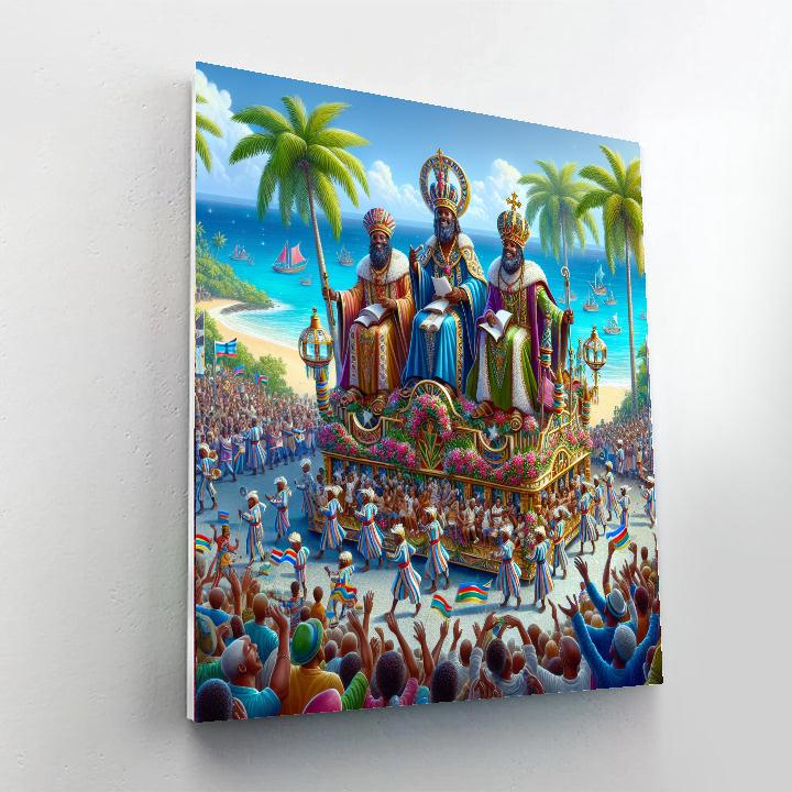 Día De Los Reyes - Puerto Rico Paint By Number
