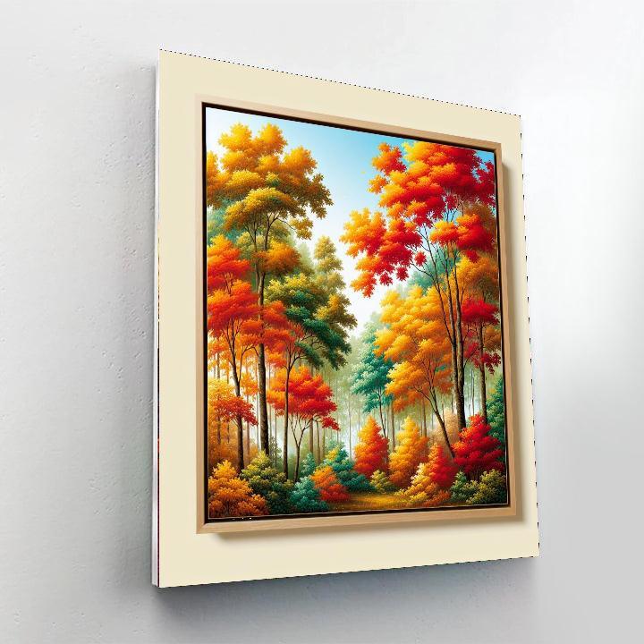 Radiant Autumn Painting By Numbers Kit