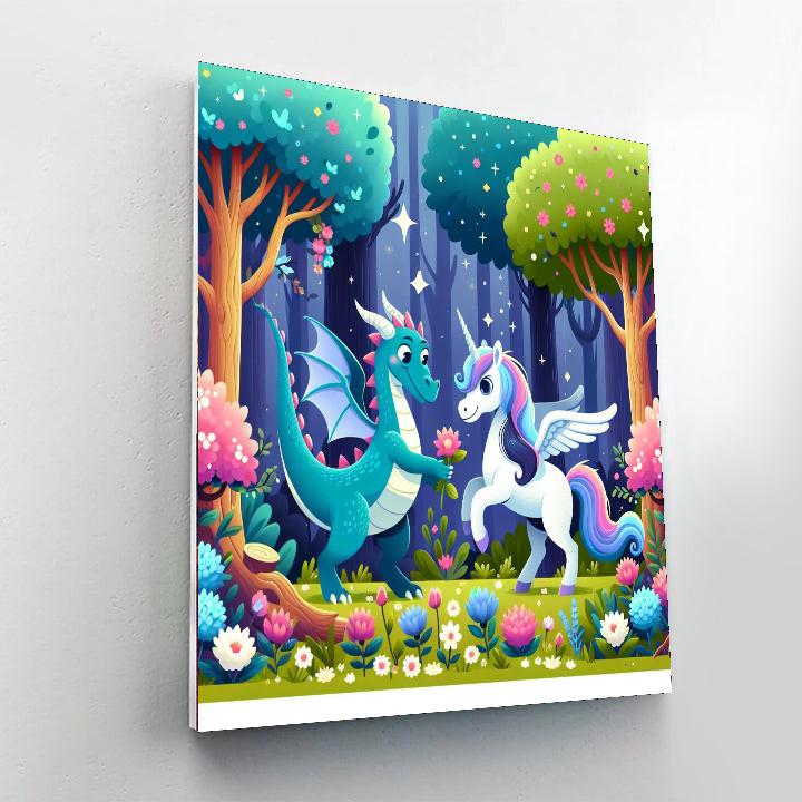 Magical Creature Quest Painting Number Kit