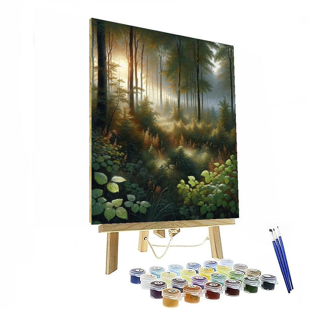 Dewy Morning Forest Paint By Numbers Kits