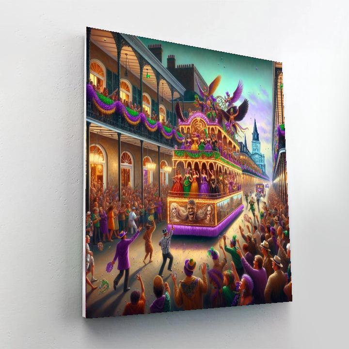 Krewe Of Bacchus Parade - Usa Numbered Painting Kits