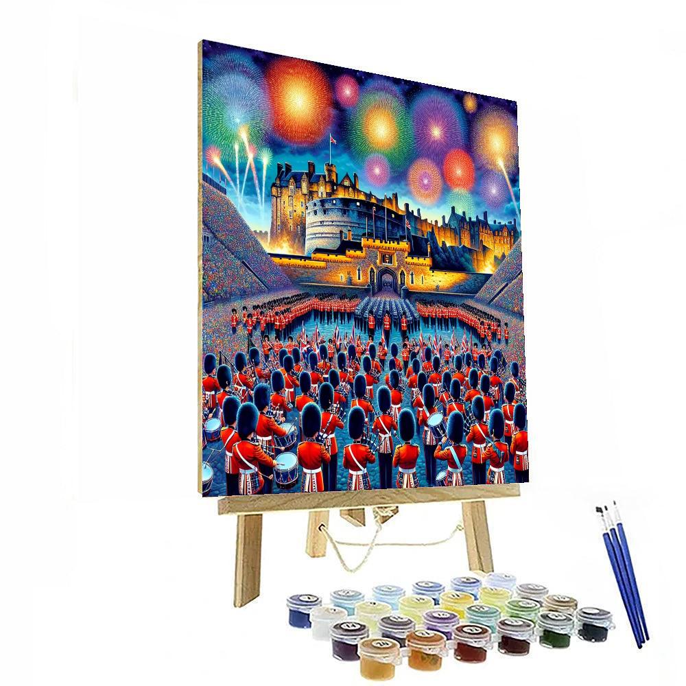 The Edinburgh Tattoo - Scotland Paint By Color
