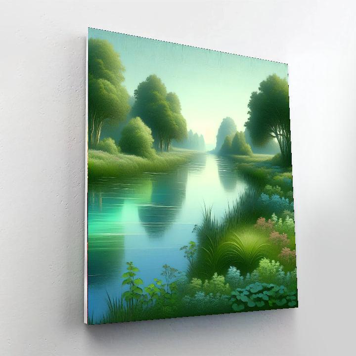Serenity By The River Paint By Number