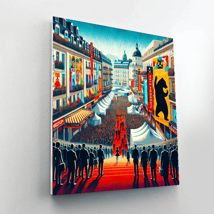 Berlin Film Festival - Berlin, Germany Number Painting