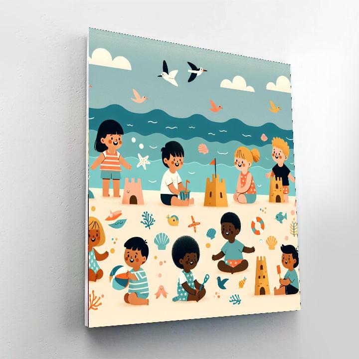 Seaside Sanctuary Number Painting