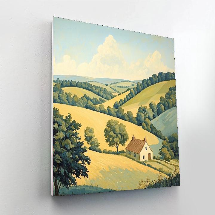 John Constable Inspired Idyllic Countryside Afternoon  Painting By Numbers Kit