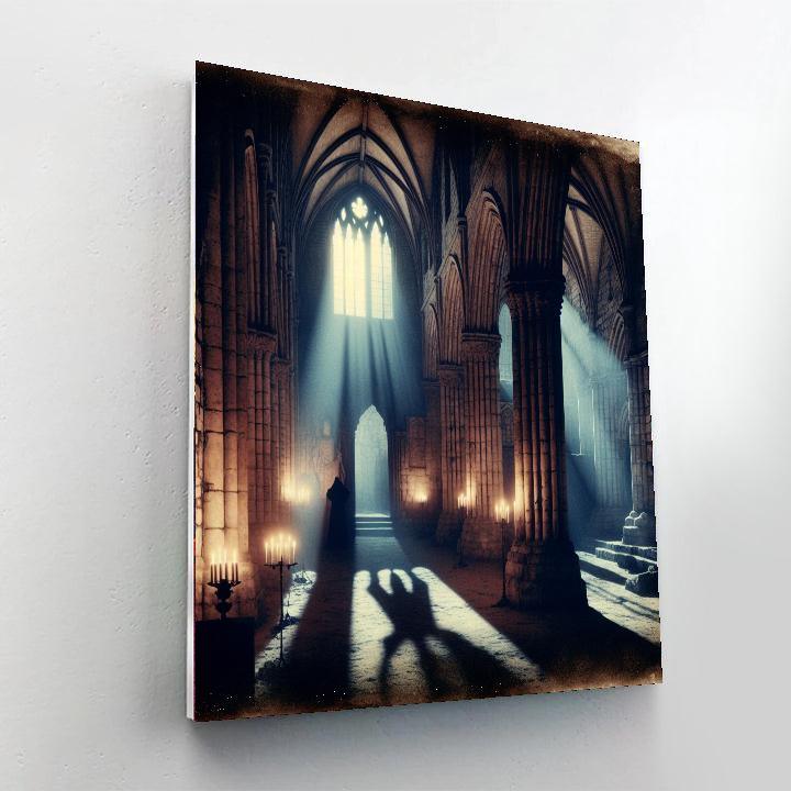 Gothic Abbey Shadows Paint By Numbers Kits