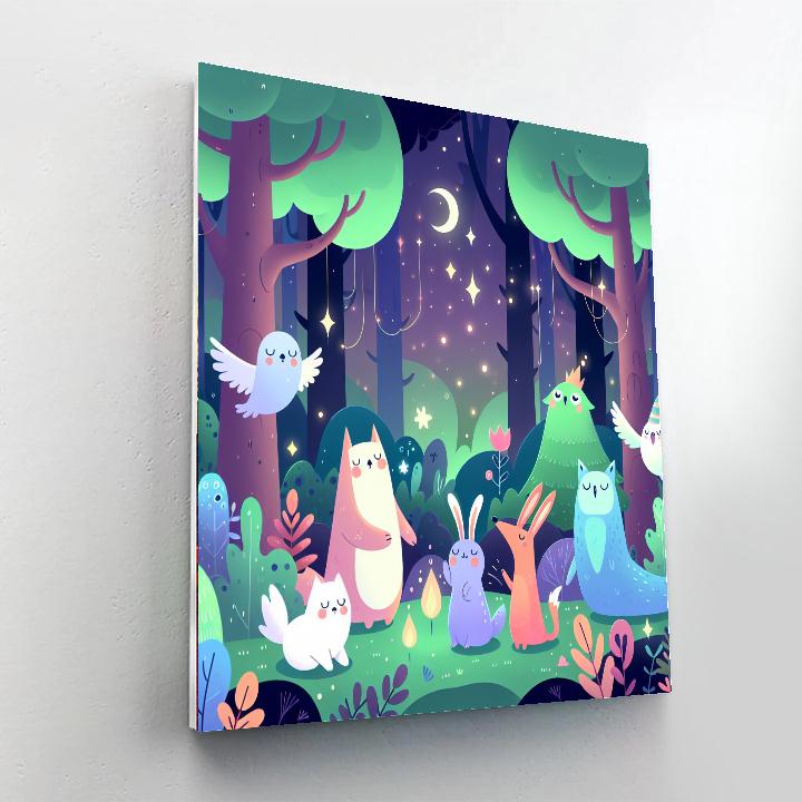 Fairytale Forest Festival Paint By Color