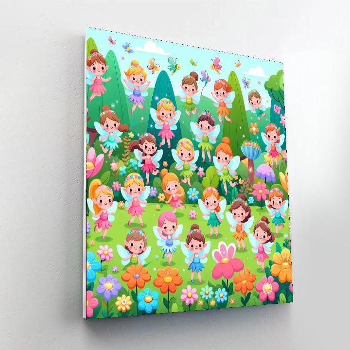 Magical Fairy Gathering Numbered Painting Kits
