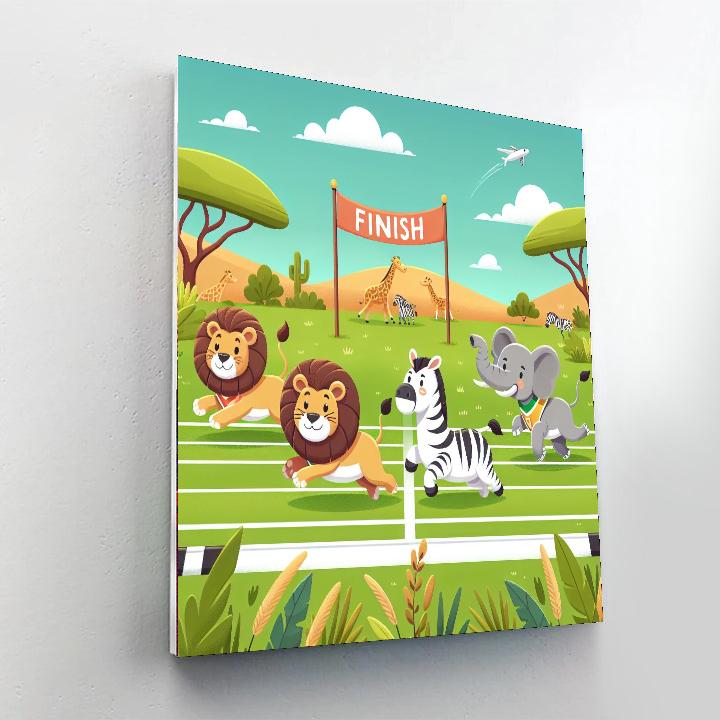 Safari Sports Spectacle Numbered Painting Kits