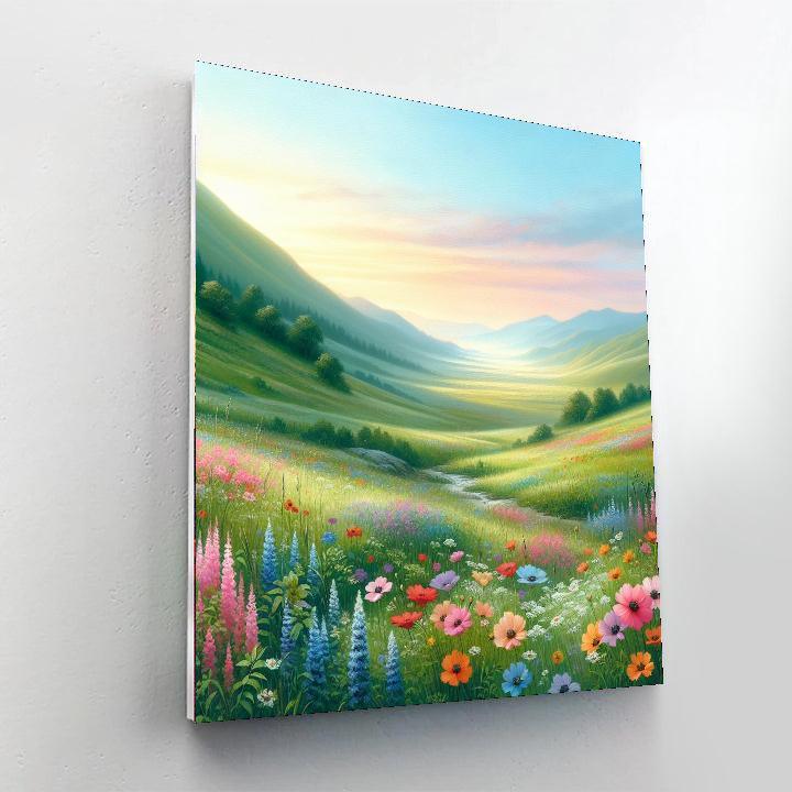 Mystical Meadow Morning Numbered Painting Kits