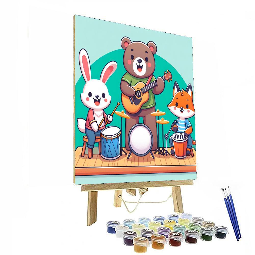 Funny Animal Band Paint By Number