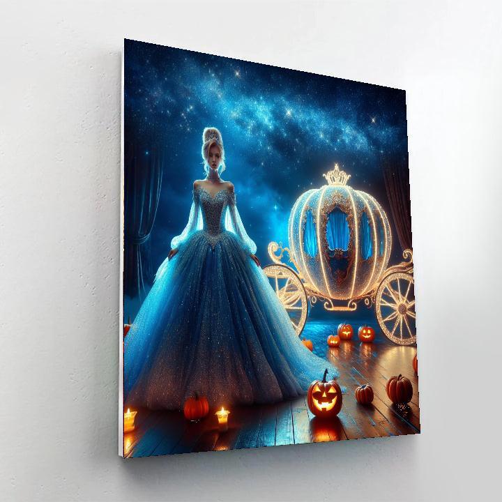 Cinderella's Midnight Dream Paint By Number